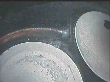Image taken by a VJ-Advance video borescope during an automotive engine inspection