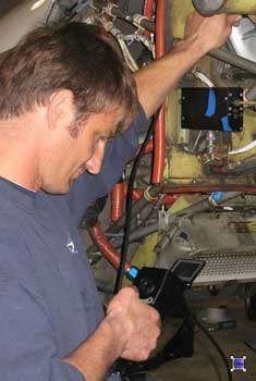 King Air- PT6 Inspection with a VJ-Advance Video Borescope