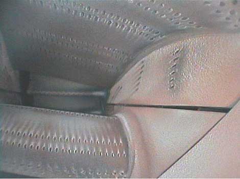 King Air- JT8 Inspection of nozzle guide vanes with a VJ-Advance Video Borescope