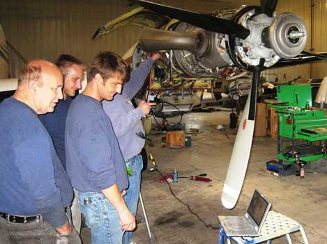 King Air- PT6 Inspection with a VJ-Advance Video Borescope