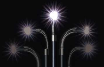 The VJ-ADV variable LED lighting, which allows for four levels of luminosity.