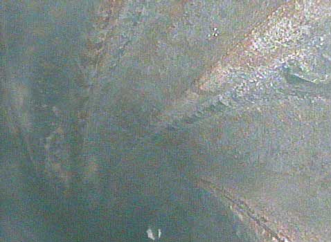Image of a progressive cavity pump taken by the VJ-Advance video borescope during an inspection.