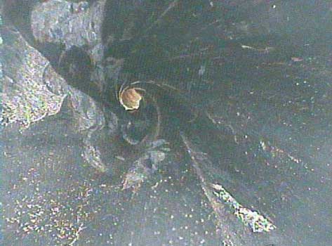 Image of a Downhole Motor Stator taken by the VJ-Advance video borescope during an inspection.