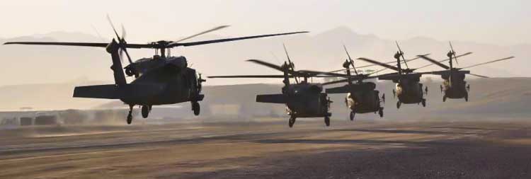 Image of a fleet of aviation units