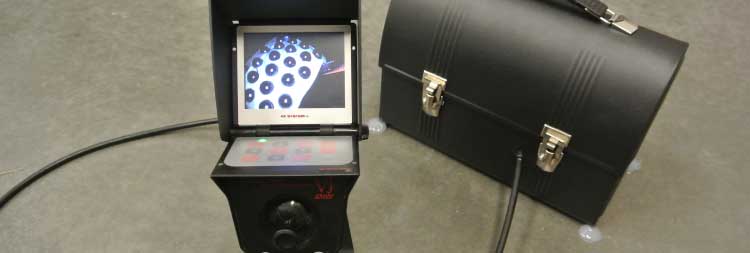 Image of the VJ-Advance video borescope used on M-EOD