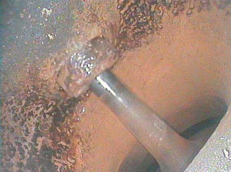 Intake valve corrosion inspection as seen through a VJ-Advance video borescope